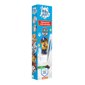 Paw Patrol Straws with Chocolate Flavour 10-pack 60g