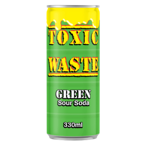 Toxic Waste Green Sour Soda 33cl
