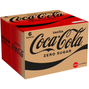 Coca-Cola Zero Sugar Vanilla 6x33cl (BF:2025-12-31)