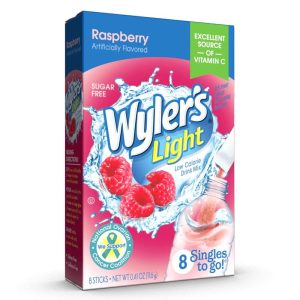 Wylers Light Singles To Go 8-pack - Raspberry