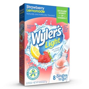 Wylers Light Singles To Go 8-pack - Strawberry Lemonade