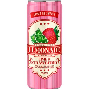 Spirit of Sweden - Lemonad Jordgubb och Lime 33cl