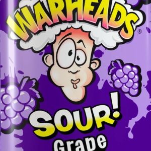 Warheads Sour Soda - Grape 355ml x 12st