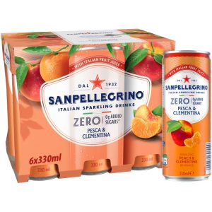 San Pellegrino Peach & Clementine Zero 33cl x 6st