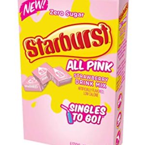 Starburst Singles To Go Zero Sugar 6-pack - All Pink Strawberry