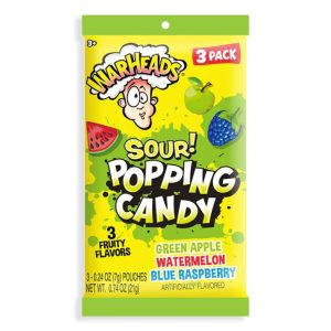 Warheads Sour Popping Candy 3-Pack 21g