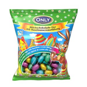 ONLY Milk Chocolate Eggs with Hazelnut Cream - Small 500g