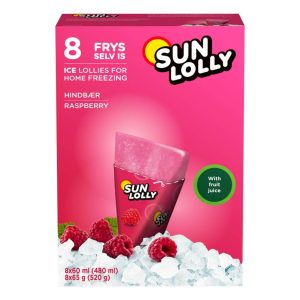 Sun Lolly Ice Lollies - Raspberry 520g