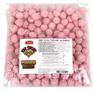 Dr Sour Powder Balls - Sour Strawberry 1kg