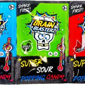 Brain Blasterz Super Sour Popping Candy Trio 36g