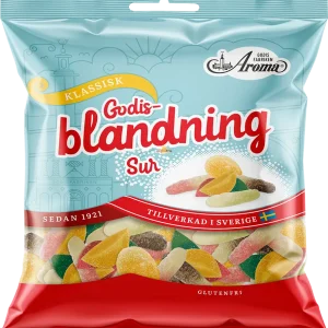 Aroma Godisblandning Sur 115g x 20st