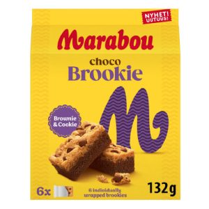 Marabou Choco Brookie 132g (BF:2025-10-31)
