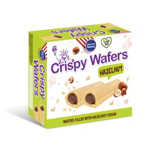 American Bakery Crispy Wafers - Hazelnut 180g(BF:2025-08-19)