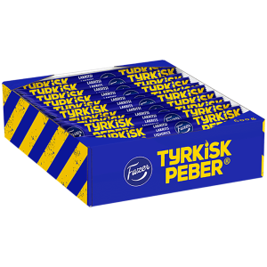 Fazer Tyrkisk Peber 20g x 30st (hel låda)