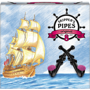 Malaco Skippers Pipes 8-pack 136g