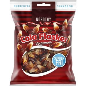 Nordthy Colaflaskor Sockerfri 80g