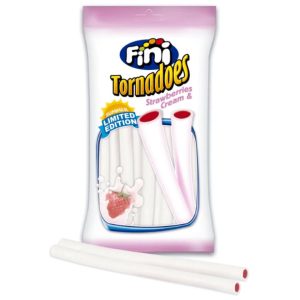 Fini Tornadoes Strawberries & Cream 160g