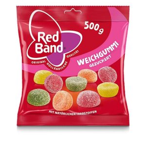 Red Band Sugared Winegums 500g