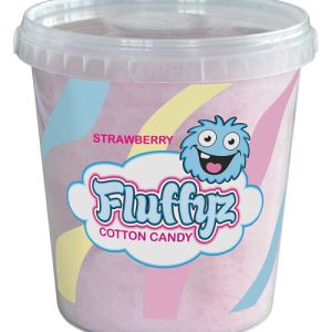 Fluffyz Sockervadd Jordgubb 50g