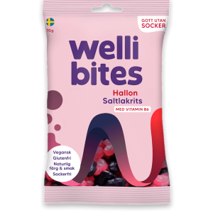 Wellibites Hallon & Saltlakrits 70g