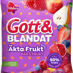 Malaco Gott & Blandat Äkta Frukt Bär & Frukt 100g