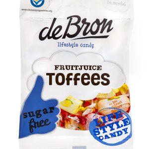 de Bron Sockerfri Gräddkola Frukt 90g