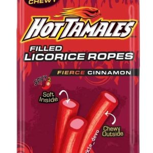 Hot Tamales Filled Ropes Fierce Cinnamon 85g