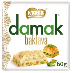 Nestle Damak Baklava White Chocolate Pistachio 60g