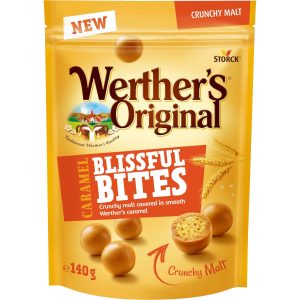 Werthers Original Caramel Blissful Bites Crunchy Malt 140g