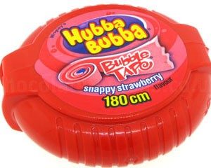 Hubba Bubba Tape Strawberry 56g