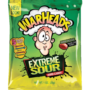 Warheads Extreme Sour Hard Candy 28g x 12st
