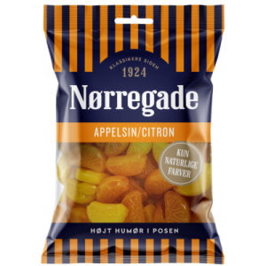 Norregade Apelsin Citronklyftor 85g