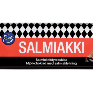 Fazer Salmiakki Milk Chocolate 100g