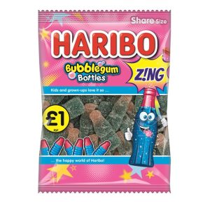 Haribo Bubblegum Bottles Zing 176g