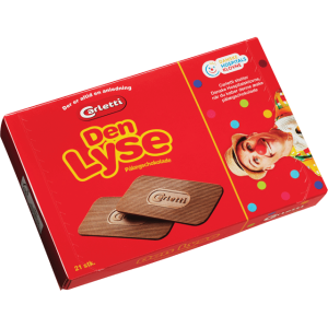 Carletti Påläggschoklad Ljus 73,5g