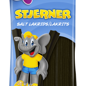 Malaco Stjerner Saltlakrits 92g