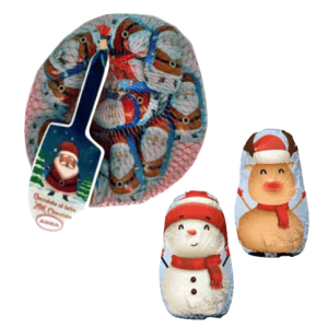 Choklad Julfigurer i Nät 70g