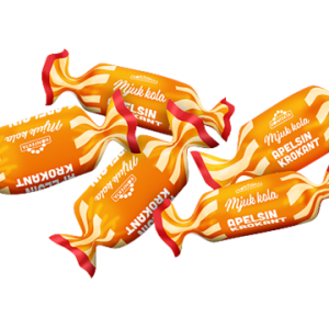 Konfekta Apelsinkrokantkola 1.3kg(BF:2025-06-14)