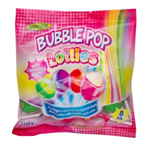 Woogie Lollies Bubble Pop 144g
