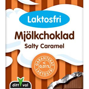 Green Star Mjölkchoklad Laktosfri Salty Caramel 100g(BF:2025-08-04)