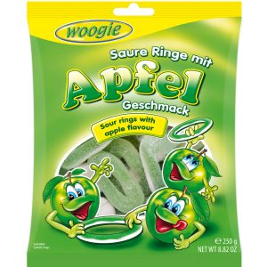 Woogie Sura Äppelringar 250g