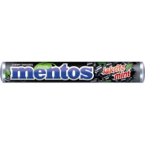 Mentos Rulle Lakrits Mint 38g
