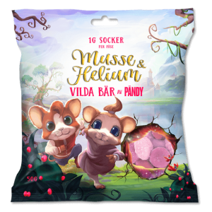 Pandy Candy Musse & Helium Vilda Bär 50g
