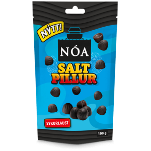 Nóa Saltpillur Sockerfria 100g