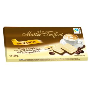 Maitre Truffout White Coffee Chocolate 100g