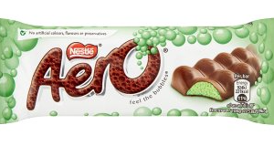 Aero Bubbly Mint Chocolate Bar 36g