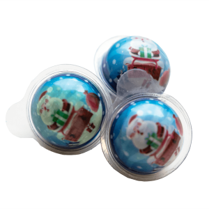 Gelegodisboll Coola Vinter Tomtar 4st