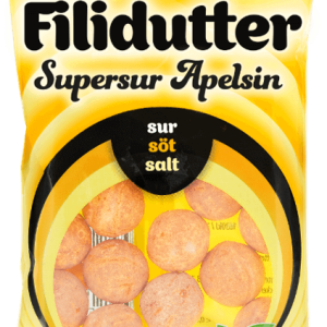 Filidutter Supersur Apelsin 65g