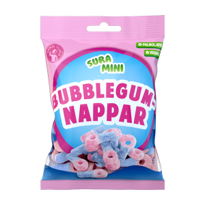 Sura Mini Bubblegumsnappar 70g