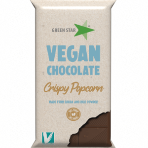 Green Star Vegan Choklad Crispy Popcorn 90g